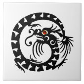 SNAKE DRAGON, Black White Red タイル (正面)