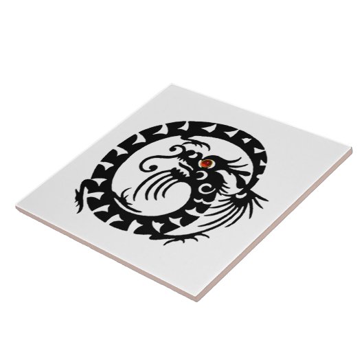 SNAKE DRAGON, Black White Red タイル (側面)