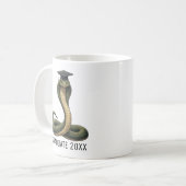 Snake Graduation Personalized コーヒーマグカップ (正面左)
