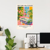 Snake in bathtub poster, Matisse print, Dopamine ポスター (ホームオフィス)