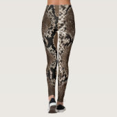 Snake Love - Power Yoga Leggings レギンス (裏面)