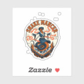 Snake Mancer Mystic Cobra Fantasy Art Design シール (シート)