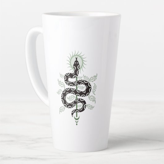 Snake Oasis カフェラテマグ (左アングル)