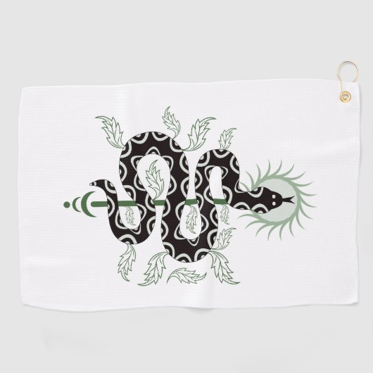 Snake Oasis ゴルフタオル (横)