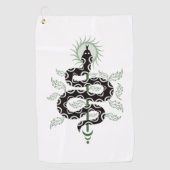 Snake Oasis ゴルフタオル (正面)