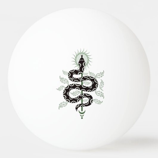 Snake Oasis 卓球ボール (裏面)