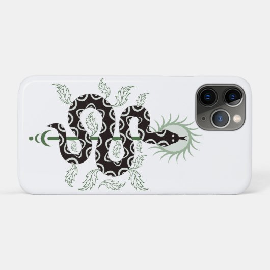 Snake Oasis Case-Mate iPhoneケース (裏面(横))