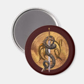Snake on a Sword マグネット (正面/裏面)