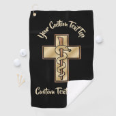 Snake on Cross ゴルフタオル (インサイチュ)