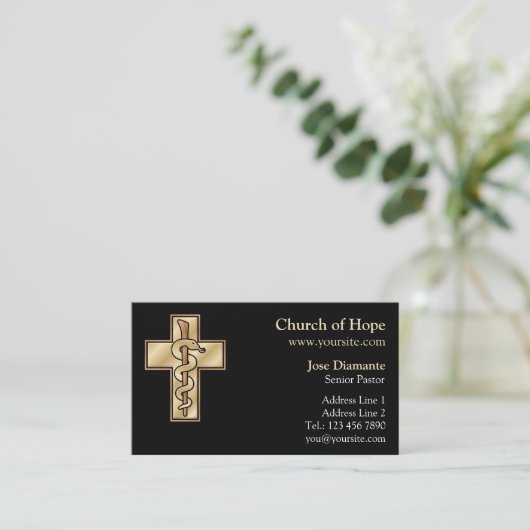 Snake on Cross 名刺 (スタンド正面)