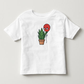Snake Plant and balloon T-Shirt トドラーTシャツ