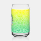 Snake Scales and Tropical Fauna Wreath Monogram ガラス缶 (左)