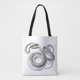 Snake Skeleton Notebook トートバッグ
