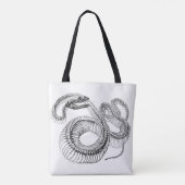 Snake Skeleton Notebook Tote Bag トートバッグ (裏面)