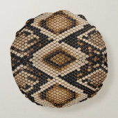 Snake Skin ラウンドクッション (裏面)