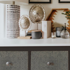 Snake Skin Black n Tan Animal Pattern Decompage Ti 薄葉紙