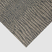 Snake Skin Black n Tan Animal Pattern Decompage Ti 薄葉紙 (詳細)