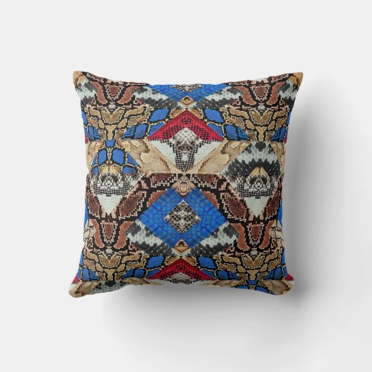 Snake Skin Pattern  クッション (裏面)