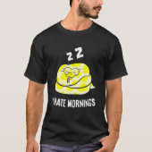 Snake Tired  Snake I Hate Mornings Tシャツ (正面)