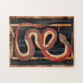 Snake Totem – Transformative Deco Symbol ジグソーパズル (横)