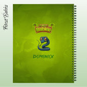 Snake Wildlife Animal Character Cartoon Graphic 🐍 ノートブック