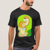 Snake with Glass of Lemon juice Tシャツ (正面)