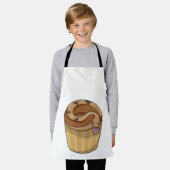 Snake with Muffin エプロン (着用した状態)