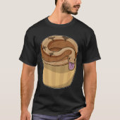Snake with Muffin Tシャツ (正面)