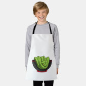 Snake with Ramen Bowl エプロン (着用した状態)