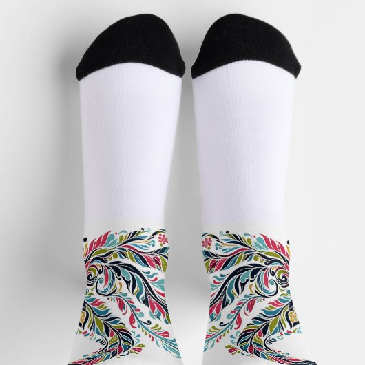 Snake Year 2025: Embracing Luck and Prosperity ソックス (上部)