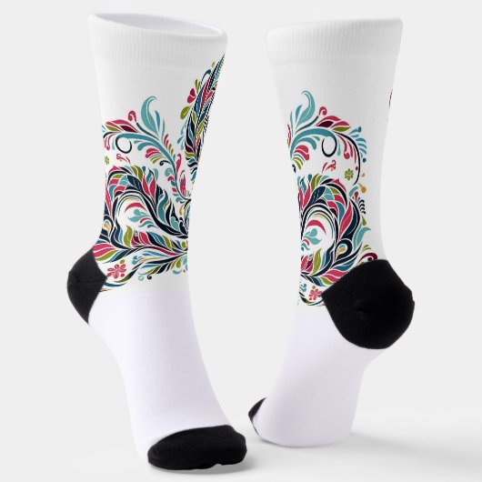 Snake Year 2025: Embracing Luck and Prosperity ソックス (傾斜あり)