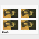 SnakeGrlデカール(4枚) 長方形シール (シート)