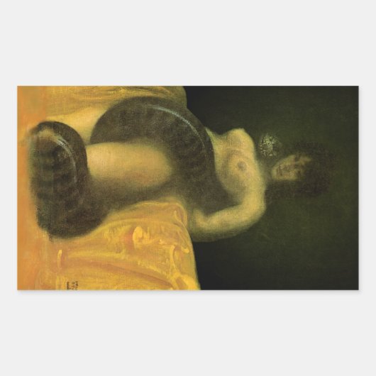 SnakeGrlデカール（4枚） 長方形シール (正面)