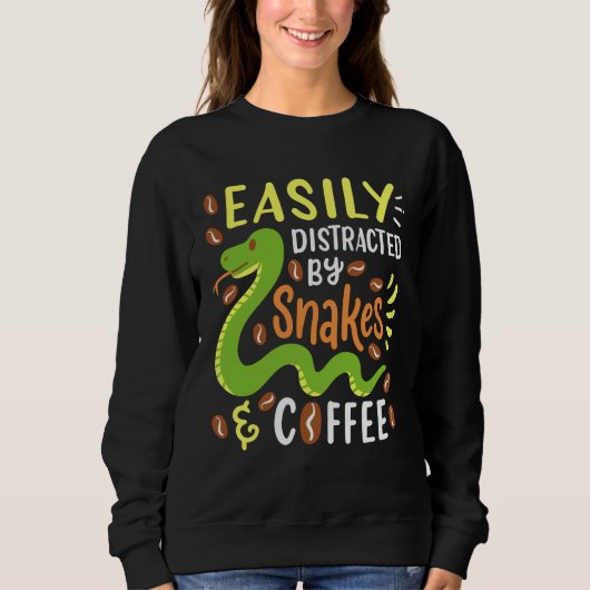 Snakes and Coffee スウェットシャツ (正面)