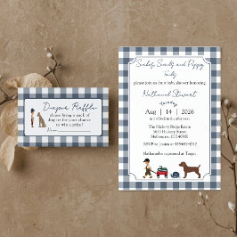 Snakes, Snails & Puppy Tails -diaper raffle card エンクロージャーカード