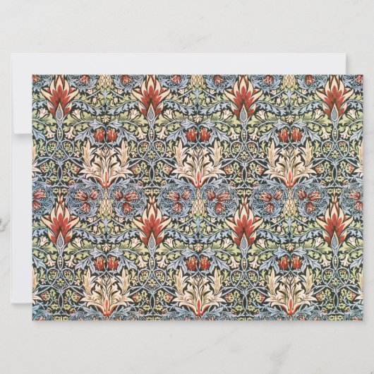 Snakesheadパターン（William Morris著） カード (正面)