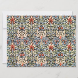 Snakesheadパターン（William Morris著） カード