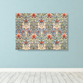 Snakesheadパターン（William Morris著） キャンバスプリント (インサイチュ (ウッドフロア))