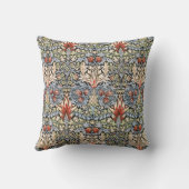 Snakesheadパターン（William Morris著） クッション (裏面)