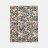 Snakesheadパターン（William Morris著） フリースブランケット (正面)