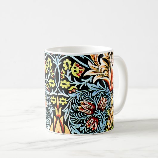 Snakeshead, a William Morris design コーヒーマグカップ (正面右)