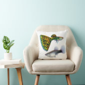 Snakeskinのコブラの空想のグッピーの魚の枕 クッション (椅子)