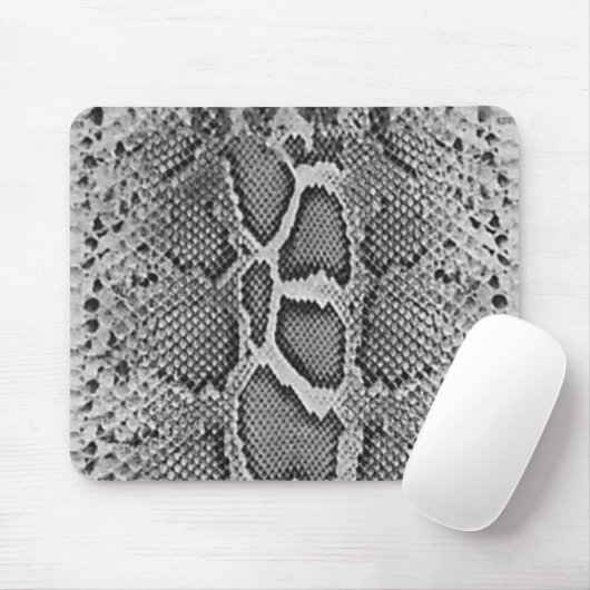 Snakeskinのデザイン、スネークスキンのプリントパターン マウスパッド (マウス)