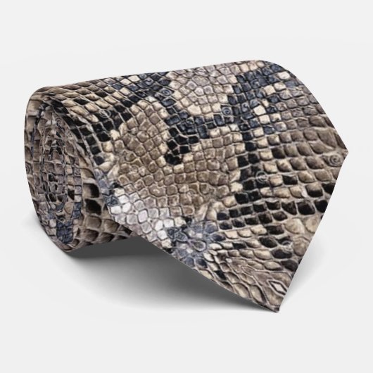 Snakeskinの一見 ネクタイ (ロール)