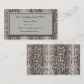 Snakeskinの名刺 名刺 (正面/裏面)