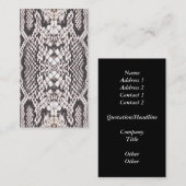 Snakeskinの背景 名刺 (正面/裏面)