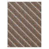Snakeskinエキゾチックでフェイクな写真パターン テーブルクロス (正面)