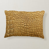 Snakeskinテクスチャ:ワイルドバックグラウンドデザイン。 アクセントクッション (裏面)