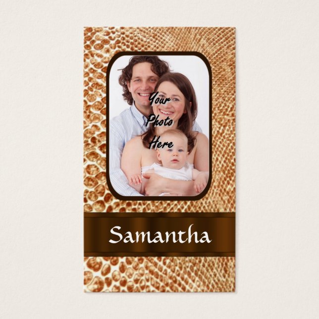 Snakeskinルックカスタムフォト (正面)