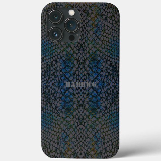 Snakeskinルック携帯電話ケース – HAMbyWG Case-Mate iPhoneケース (裏面)